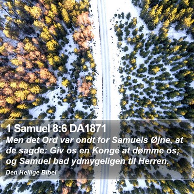 1 Samuel 8:6 DA1871 Bible Verse Image