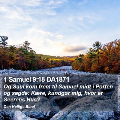 1 Samuel 9:18 DA1871 Bible Verse Image