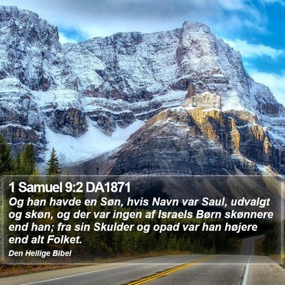 1 Samuel 9:2 DA1871 Bible Verse Image