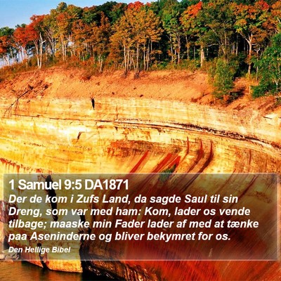 1 Samuel 9:5 DA1871 Bible Verse Image