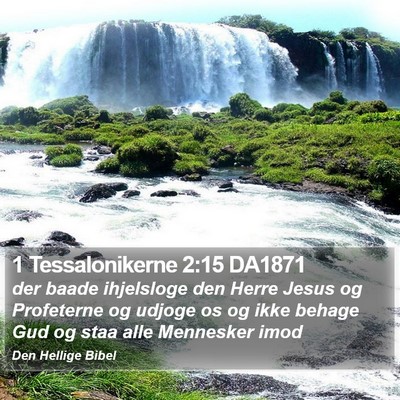 1 Tessalonikerne 2:15 DA1871 Bible Verse Image