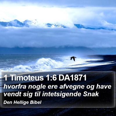 1 Timoteus 1:6 DA1871 Bible Verse Image