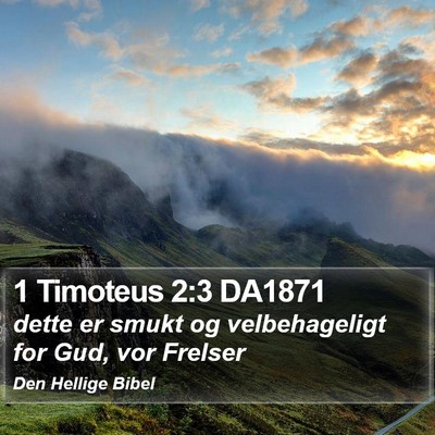 1 Timoteus 2:3 DA1871 Bible Verse Image