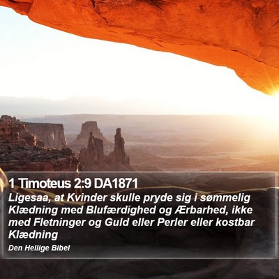 1 Timoteus 2:9 DA1871 Bible Verse Image