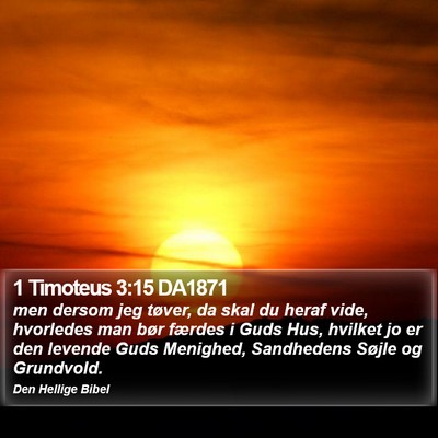 1 Timoteus 3:15 DA1871 Bible Verse Image