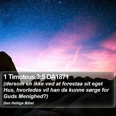 1 Timoteus 3:5 DA1871 Bible Verse Image