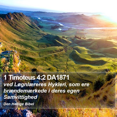 1 Timoteus 4:2 DA1871 Bible Verse Image