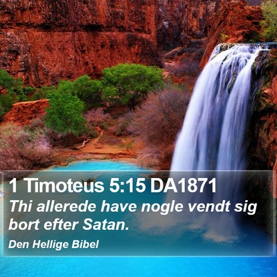 1 Timoteus 5:15 DA1871 Bible Verse Image