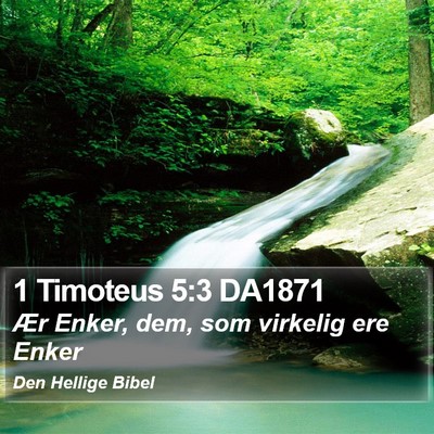 1 Timoteus 5:3 DA1871 Bible Verse Image