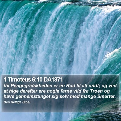 1 Timoteus 6:10 DA1871 Bible Verse Image