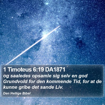1 Timoteus 6:19 DA1871 Bible Verse Image