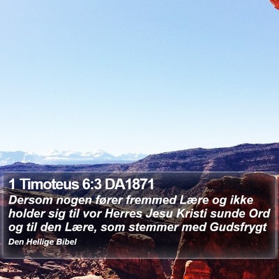 1 Timoteus 6:3 DA1871 Bible Verse Image