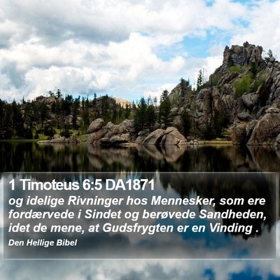 1 Timoteus 6:5 DA1871 Bible Verse Image