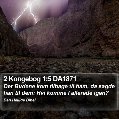 2 Kongebog 1:5 DA1871 Bible Verse Image