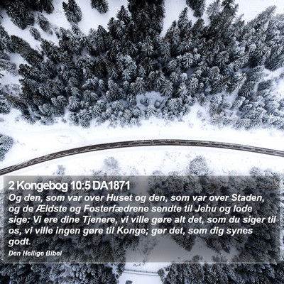 2 Kongebog 10:5 DA1871 Bible Verse Image