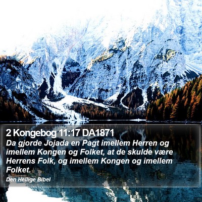 2 Kongebog 11:17 DA1871 Bible Verse Image
