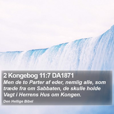 2 Kongebog 11:7 DA1871 Bible Verse Image