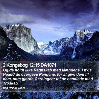 2 Kongebog 12:15 DA1871 Bible Verse Image