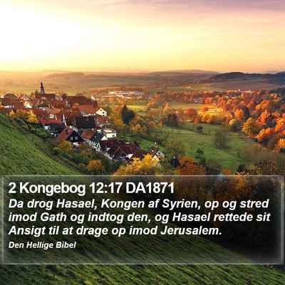 2 Kongebog 12:17 DA1871 Bible Verse Image
