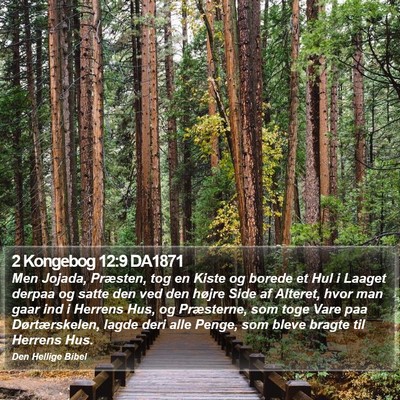 2 Kongebog 12:9 DA1871 Bible Verse Image