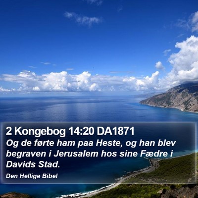 2 Kongebog 14:20 DA1871 Bible Verse Image