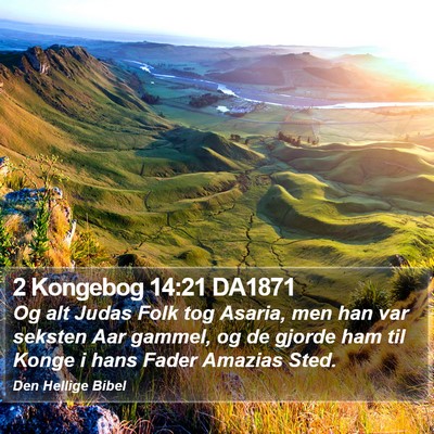 2 Kongebog 14:21 DA1871 Bible Verse Image