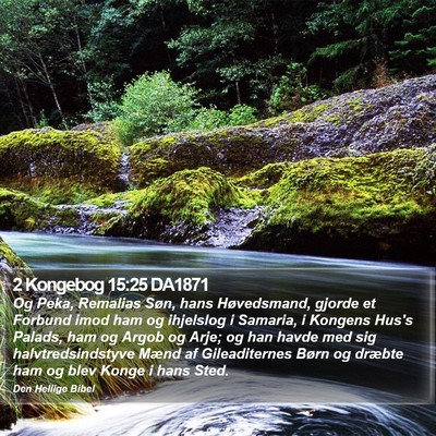 2 Kongebog 15:25 DA1871 Bible Verse Image