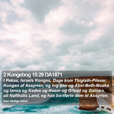 2 Kongebog 15:29 DA1871 Bible Verse Image