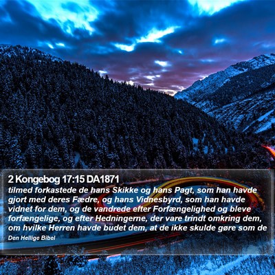 2 Kongebog 17:15 DA1871 Bible Verse Image