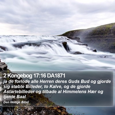 2 Kongebog 17:16 DA1871 Bible Verse Image