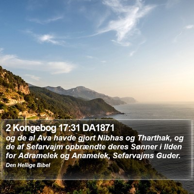 2 Kongebog 17:31 DA1871 Bible Verse Image