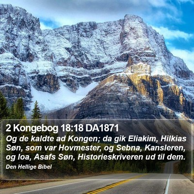 2 Kongebog 18:18 DA1871 Bible Verse Image