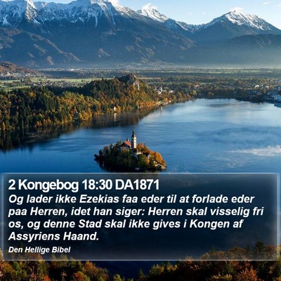 2 Kongebog 18:30 DA1871 Bible Verse Image
