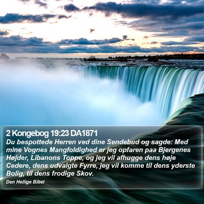 2 Kongebog 19:23 DA1871 Bible Verse Image