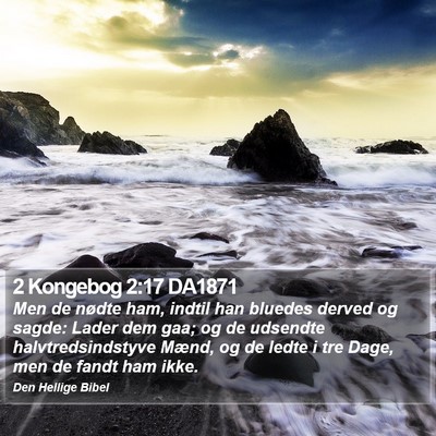2 Kongebog 2:17 DA1871 Bible Verse Image
