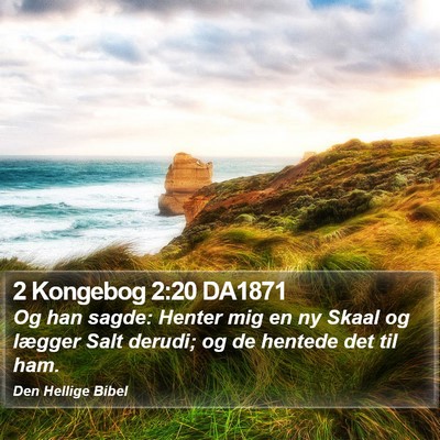 2 Kongebog 2:20 DA1871 Bible Verse Image