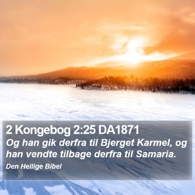 2 Kongebog 2:25 DA1871 Bible Verse Image