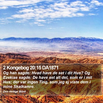 2 Kongebog 20:15 DA1871 Bible Verse Image