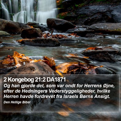 2 Kongebog 21:2 DA1871 Bible Verse Image