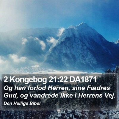 2 Kongebog 21:22 DA1871 Bible Verse Image