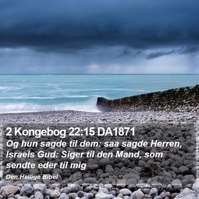 2 Kongebog 22:15 DA1871 Bible Verse Image