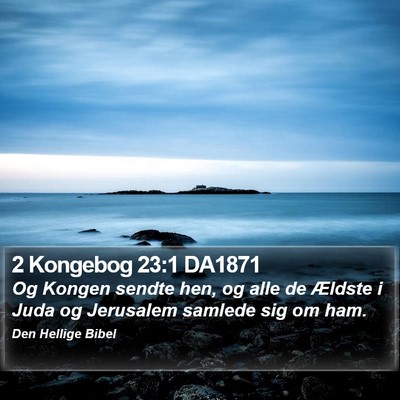 2 Kongebog 23:1 DA1871 Bible Verse Image