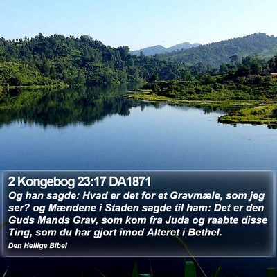 2 Kongebog 23:17 DA1871 Bible Verse Image