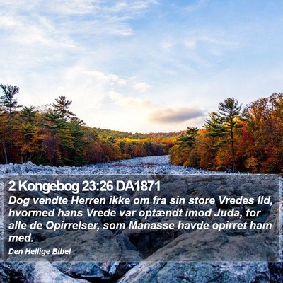 2 Kongebog 23:26 DA1871 Bible Verse Image