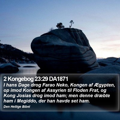 2 Kongebog 23:29 DA1871 Bible Verse Image
