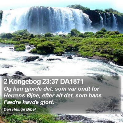 2 Kongebog 23:37 DA1871 Bible Verse Image