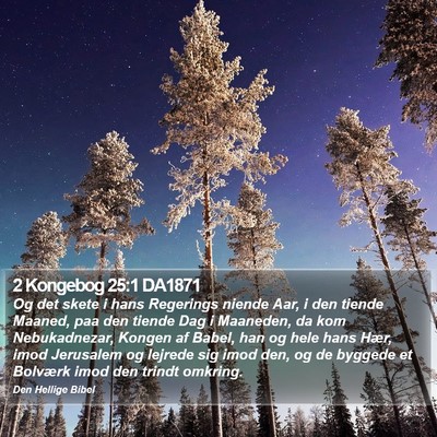 2 Kongebog 25:1 DA1871 Bible Verse Image
