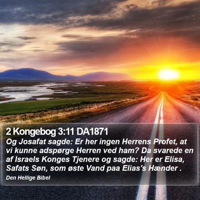 2 Kongebog 3:11 DA1871 Bible Verse Image