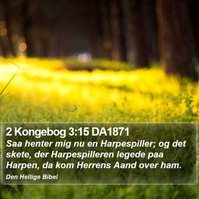 2 Kongebog 3:15 DA1871 Bible Verse Image
