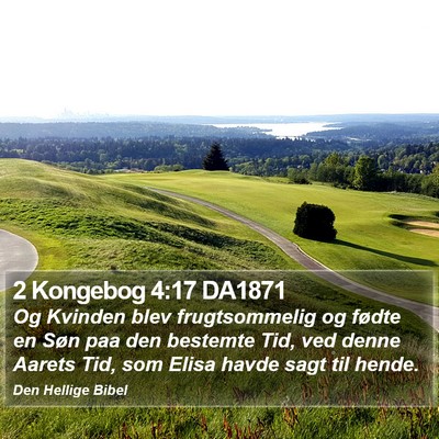 2 Kongebog 4:17 DA1871 Bible Verse Image